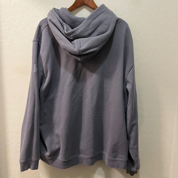 Alo Yoga Renown Heavy Weight Hoodie Fog SZ 2XL Pullover Limited Edition FOG EUC - Picture 8 of 9